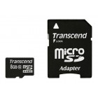 Transcend MicroSD 8Gb (SD adapter ) TS8GUSDHC10